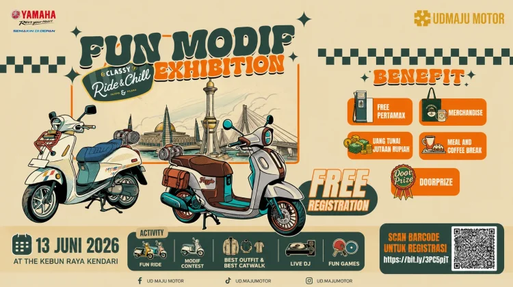 Classy Ride & Chill Fazzio di Kendari, Ada Fun Ride dan Kontes Modifikasi