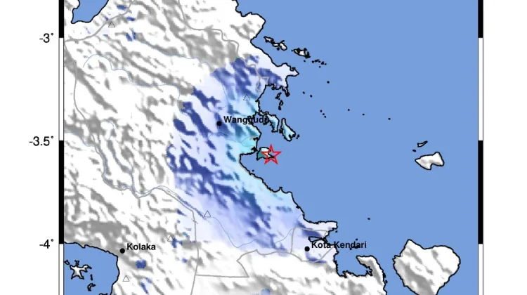 Hari ini, Konawe Utara Kembali Diguncang Gempa Tektonik