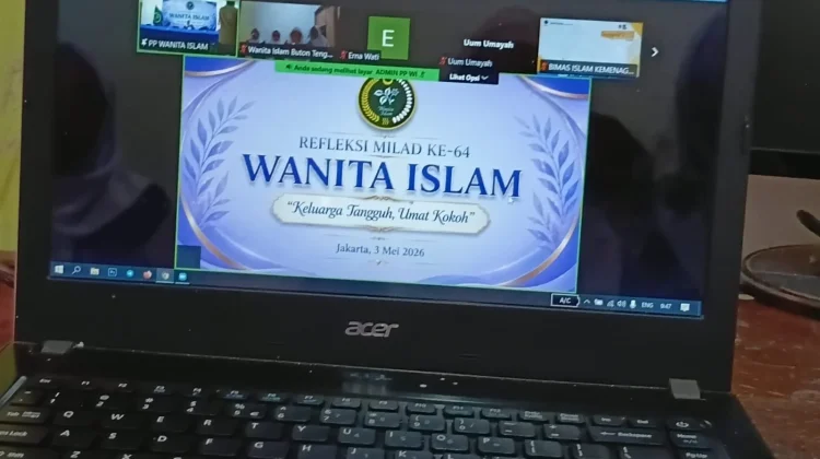 PW WI Provinsi Sultra Ikuti Refleksi Milad Wanita Islam Indonesia Secara Daring