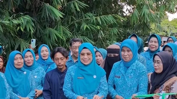 TP PKK Sultra Resmikan Rumah Sehat dan Bangun Jamban Layak di Desa Bokori
