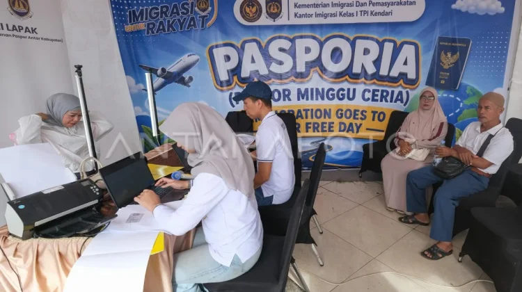 Layanan Paspor Minggu Ceria Imigrasi Kendari Dekatkan Akses Masyarakat