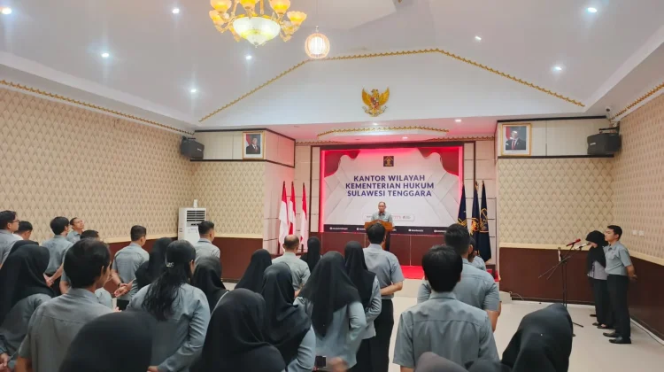 ASN Kemenkum Sultra di Imbau Tingkatkan Layanan