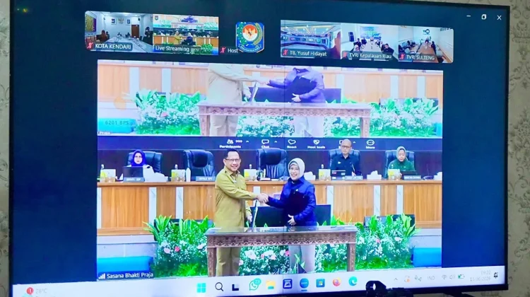 Pantau Inflasi Nasional, Pemkot Kendari Ikuti Rakor Bersama Mendagri