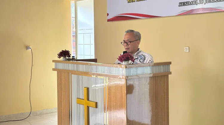 Polda Sultra Peringati Hari Bhayangkara dengan Doa Bersama di Gereja