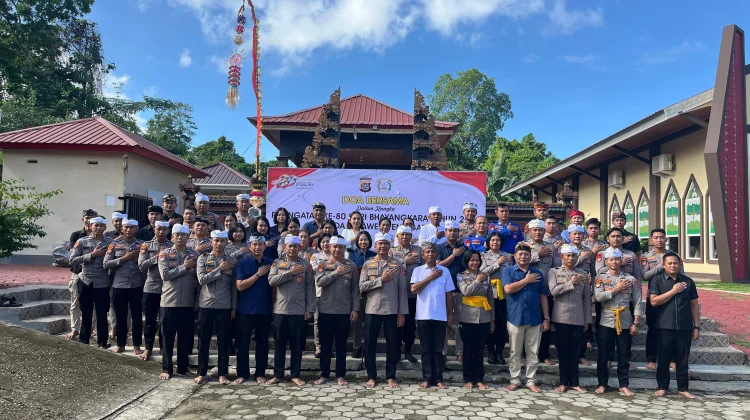 Doa Bersama di Pura Jadi Momentum Refleksi Hari Bhayangkara