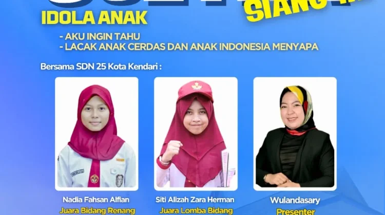 Dialog Idola Anak Pro1 RRI Kendari: HAnak-Anak Berprestasi
