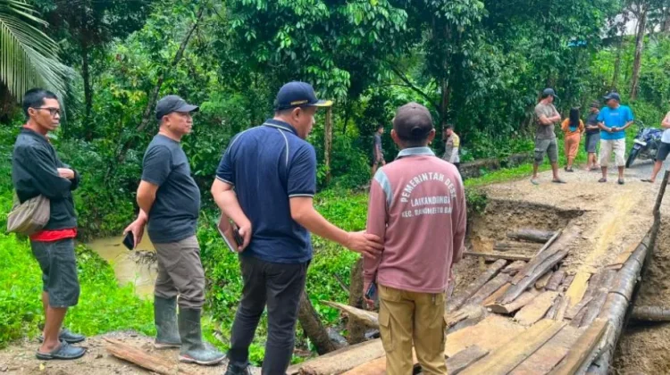 Pemkab Konsel Siapkan Pembangunan Permanen Atasi Jembatan Ambruk