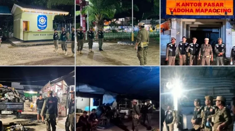 Satpol PP Bombana Patroli Jaga Keamanan Malam