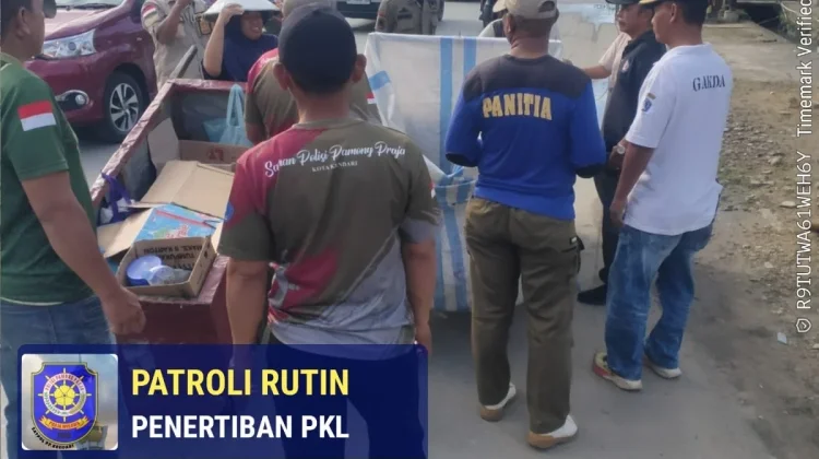 Patroli Rutin Satpol PP Kendari, PKL Diberi Imbauan Humanis