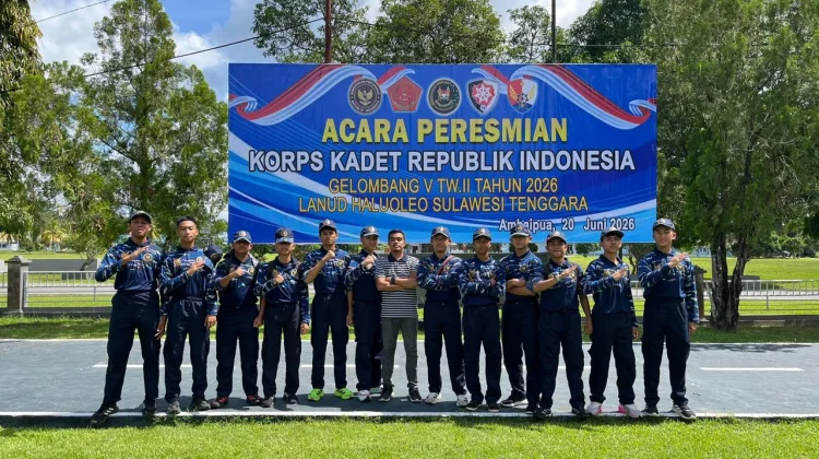 Pelajar 3 Sekolah Ikuti Persami KKRI Lanud Haluoleo
