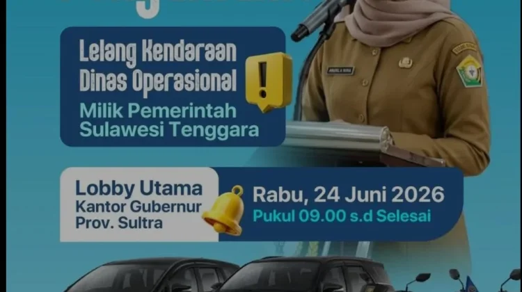 BPKAD Sultra Tawarkan Puluhan Randis Melalui Lelang Aset Daerah