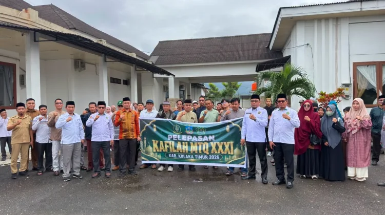 Lepas Kafilah MTQ ke-31, Bupati Koltim Minta Peserta Jaga Nama Baik Daerah