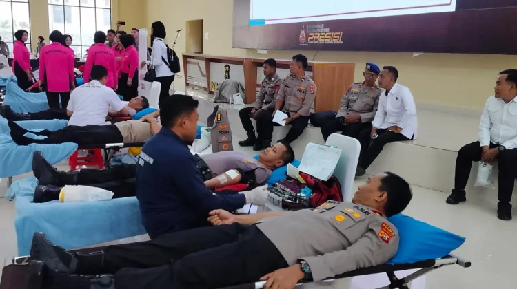 Sambut Hari Bhayangkara ke-80, Polda Sultra Kumpulkan 854 Kantong Darah