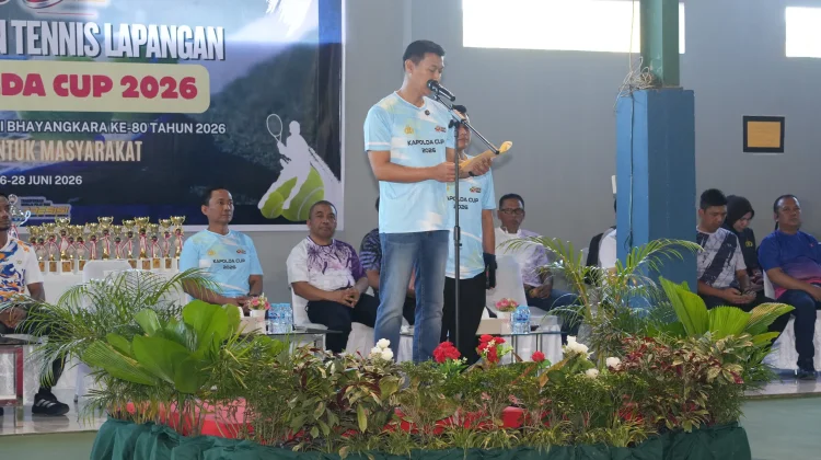 Sambut Hari Bhayangkara ke-80, Kapolda Sultra Buka Kejuaraan Tenis Lapangan