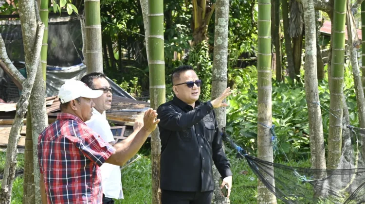Kakanwil Kemenkum Sultra Tinjau Aset Tanah Kementerian Hukum di Konawe Utara