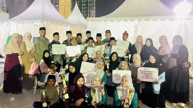 Kontingen Al Hudzaifiyyah Borong 10 Medali di MTQ Sultra
