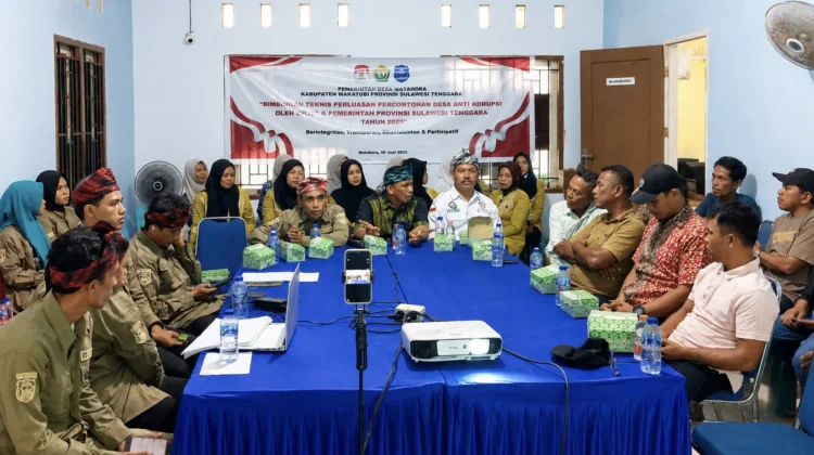 Desa Matahora Jadi Percontohan Perluasan Desa Anti Korupsi Tahun 2026