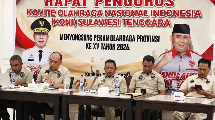 KONI Sultra Matangkan Persiapan Porprov XV 2026 di Kendari