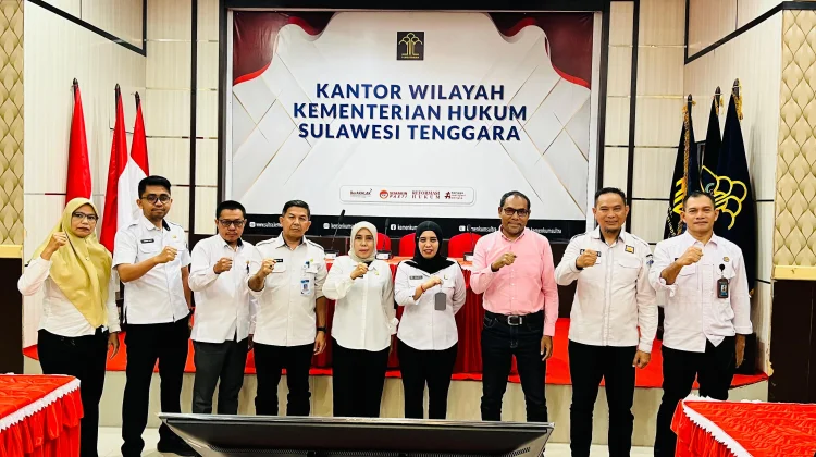 Kemenkum Sultra Harmonisasi Ranperwali Kendari