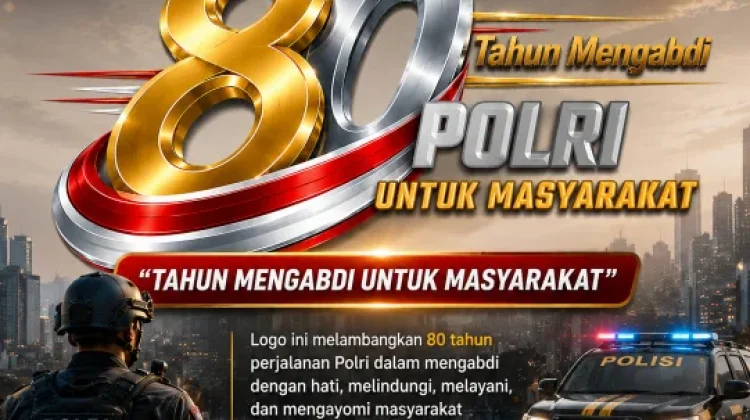 Makna Logo Hari Bhayangkara ke-80 Tahun 2026