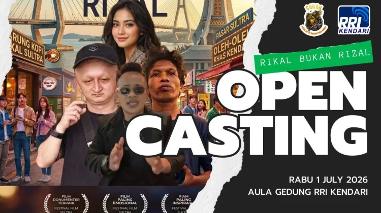 Audisi Film Lokal Garapan Alex Pagibali Dimulai di Aula RRI Kendari