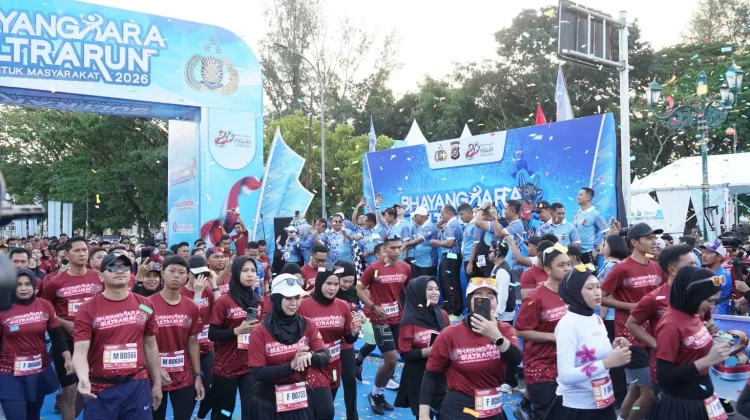 Polda Sultra Hadirkan SIMPUL di Bhayangkara Run, Warga Kepulauan Terbantu
