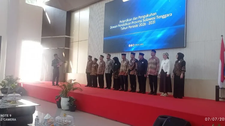 Dewan Pendidikan Sultra Periode 2026 - 2031 Resmi dilantik