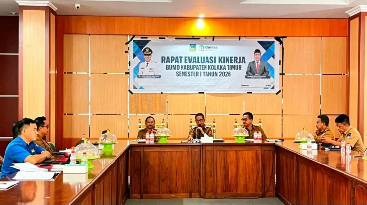 Rapat Evaluasi Kinerja BUMD Semester I Tahun 2026 Kolaka Timur