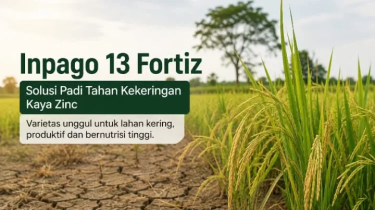 Inpago 13 Fortiz Solusi Padi Tahan Kekeringan Kaya Zinc
