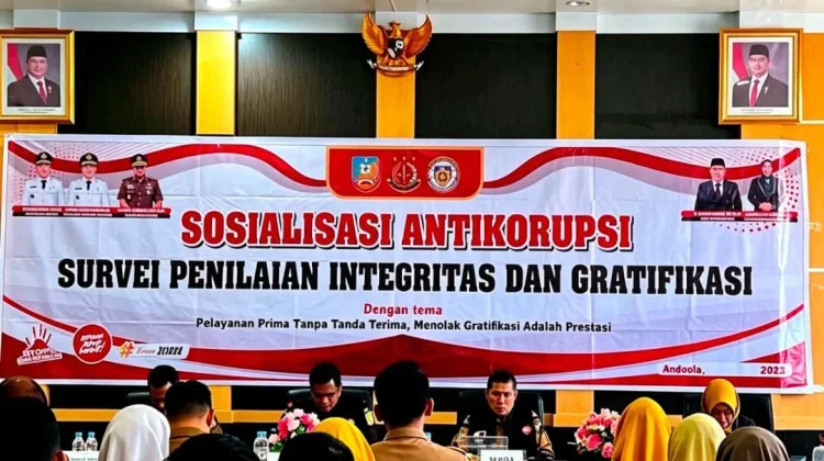 Pemkab Konsel Berkomitmen Tegakkan Integritas, Tolak Segala Bentuk Gratifikasi