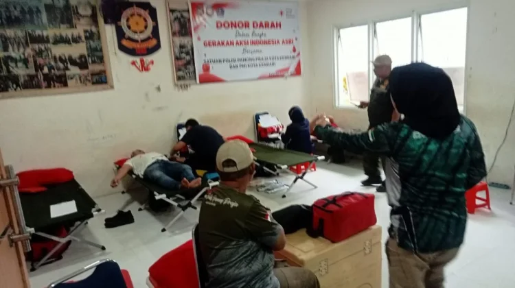 Satpol PP Kendari Ikuti Zoom Meeting Program Indonesia ASRI, Donor Darah dan CKG