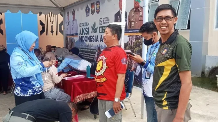 Satpol PP Kendari Ikuti Zoom Meeting Program Indonesia ASRI, Donor Darah dan CKG