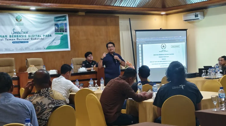 Kemenhut Sosialisasi Layanan Digital Wisata Alam di Taman Nasional Wakatobi