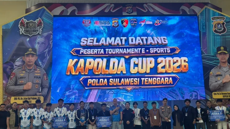 Tim Asuhan Polresta Kendari Juarai Kompetisi Mobile Legends Kapolda Sultra Cup