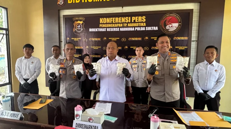 Polres Kolaka Bongkar Penyelundupan Sabu dalam Jumlah Besar