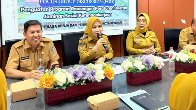 Disnaker dan Perindustrian Kendari Lindungi Pekerja Formal dan Informal