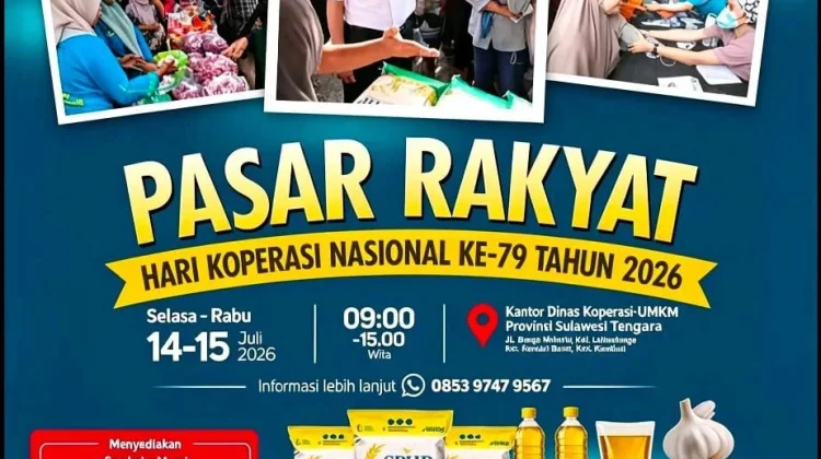 Pasar Rakyat Hadir Sambut Hari Koperasi Nasional
