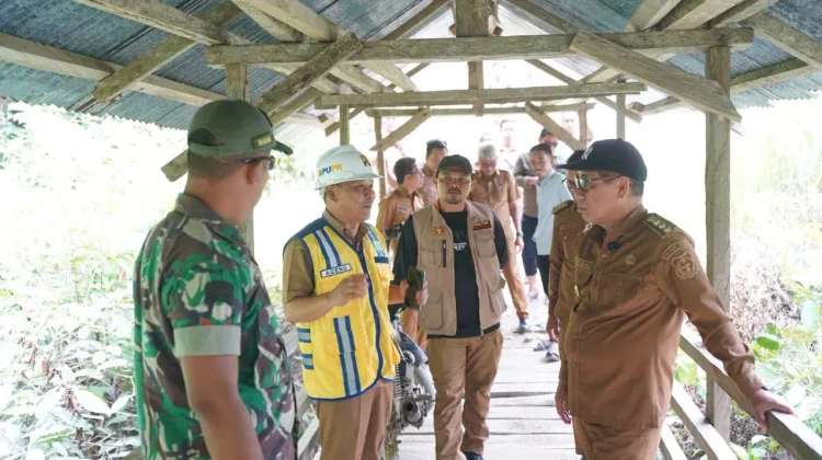 Hubungkan Dua Desa di Tinondo, Pemkab Koltim Targetkan Jembatan Peroa Rampung 2027