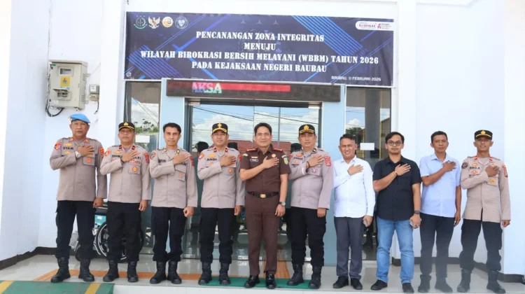 Jalin Keharmonisan, Polres dan Kejari Baubau Tingkatkan Silaturahmi