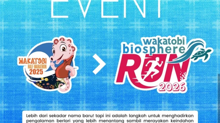 Transformasi Wakatobi Half Marathon, Dispora Luncurkan Wakatobi Biosphere Run 20