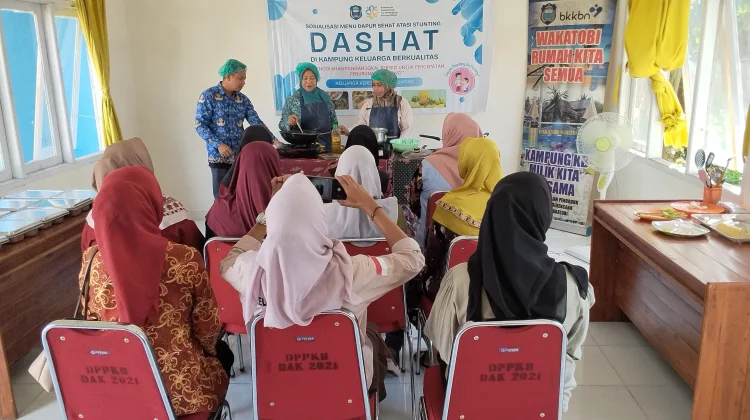 Atasi Stunting Lewat Dapur, Program DASHAT Sasar 12 Desa dan Kelurahan di Kaledupa