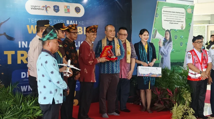 Maskapai Penerbangan TransNusa Resmi Mengudara di Wakatobi