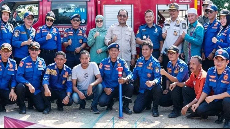 Bombana Salurkan Bantuan Kendaraan  Perkuat Perlindungan Cegah Kebakaran