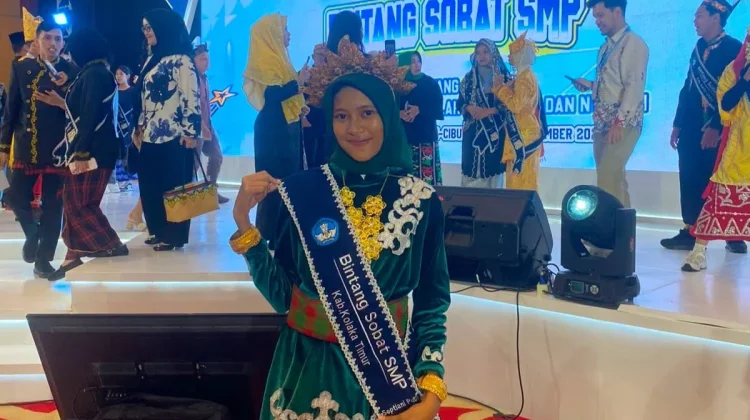 Ikuti Seleksi Ketat, Seorang Siswi SMPN 1 Lambandia Koltim Lolos SMA Garuda