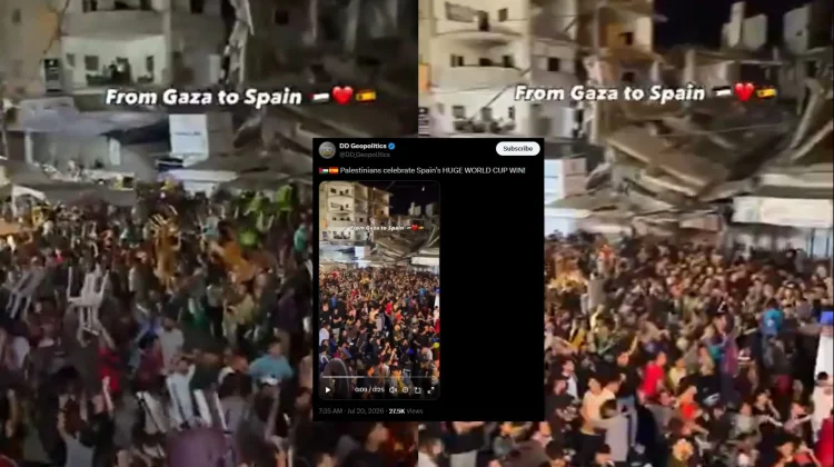 Warga Gaza Rayakan Kemenangan Spanyol di Piala Dunia 2026