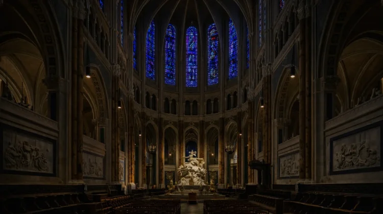 Katedral dengan Jendela Kaca Berusia Ratusan Tahun