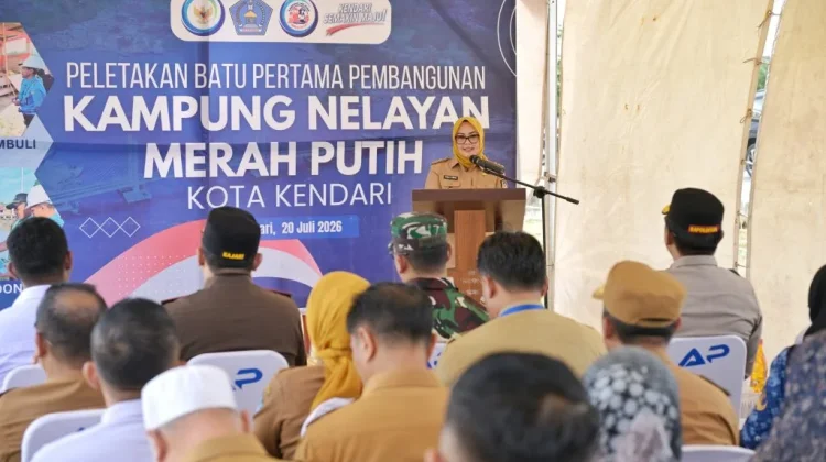 Pemkot Kendari Wujudkan Pembangunan Kampung Nelayan Merah Putih