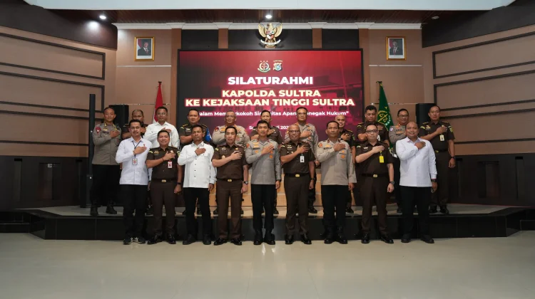 Perkuat Sinergi, Kapolda dan Kajati Sultra Gelar Diskusi Bersama