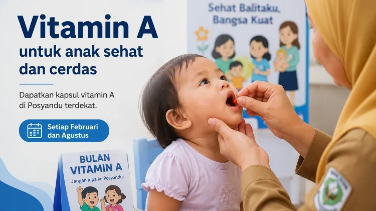 Vitamin A di Posyandu Penting untuk Tumbuh Kembang Balita