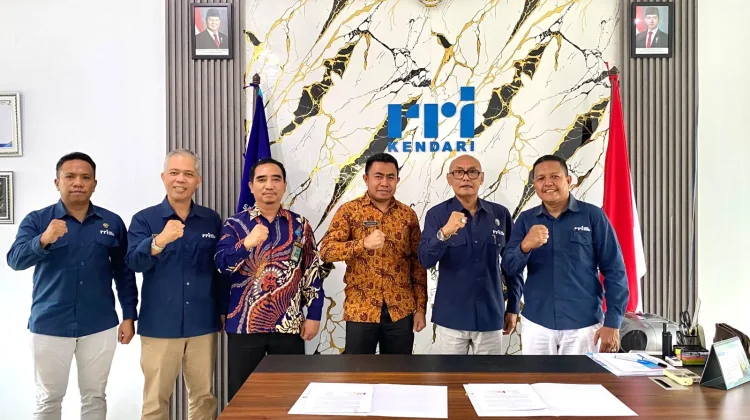 LPP RRI Kendari Teken Kerja Sama dengan BNN Kota Kendari